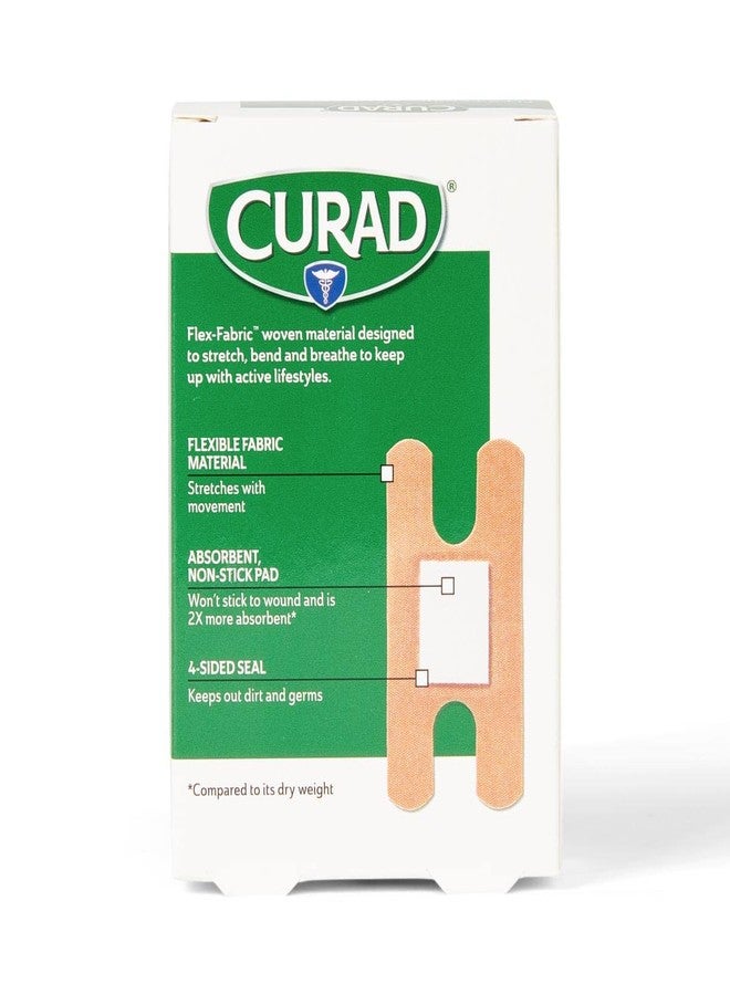 CURAD Flex-Fabric Finger and Knuckle Bandages, Assorted Sizes, Box of 20 - Image 4